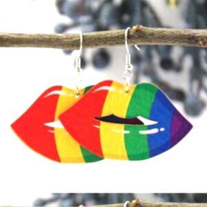 Super cute women rainbow earrings